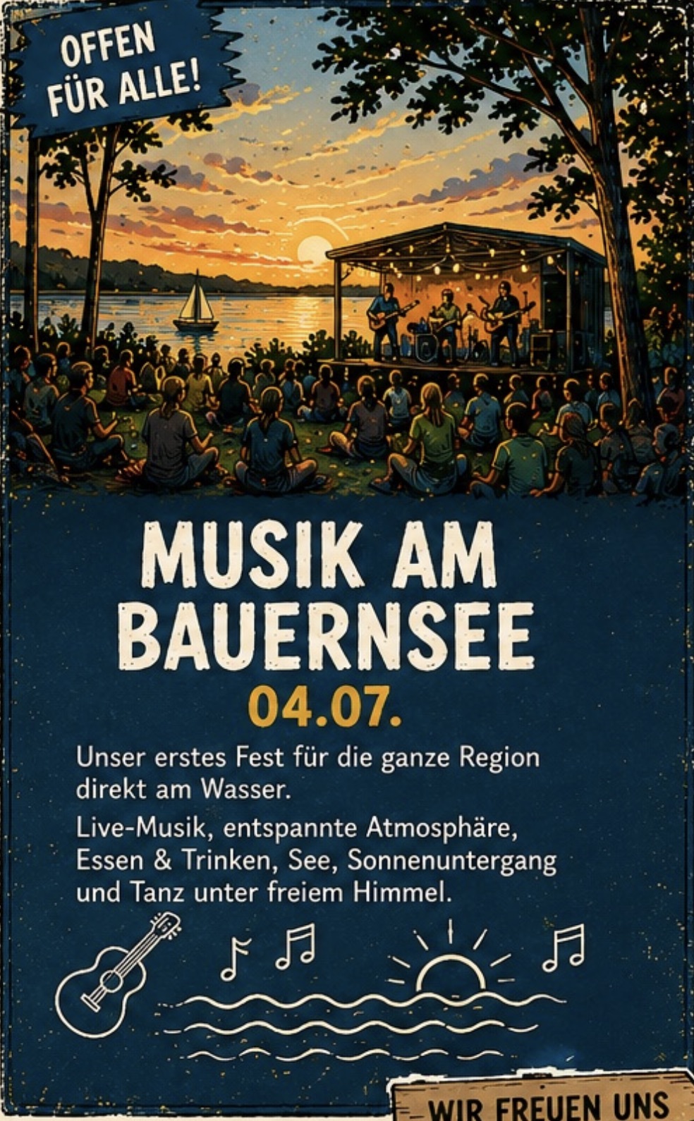Musik am Bauernsee